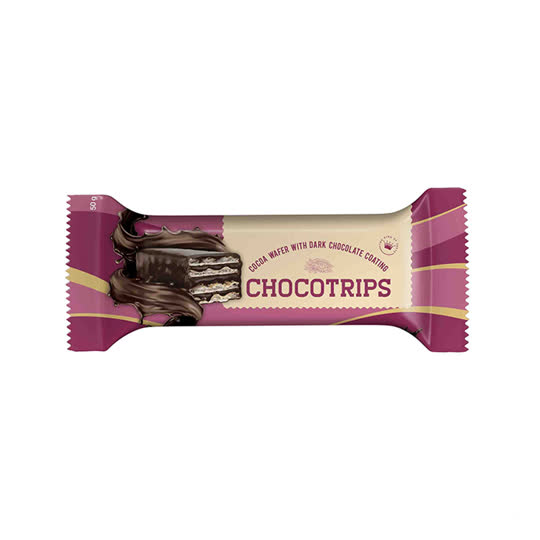 ویفر با روکش شکلات تلخ شوکو تریپس کد 7010165