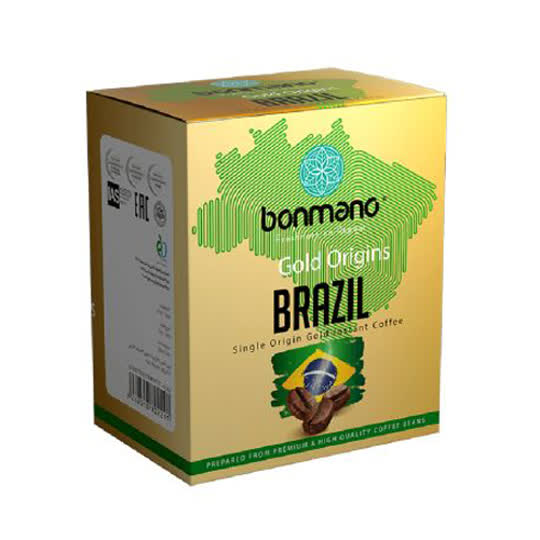 قهوه فوری گلد برزیل 24 عددی بن مانو کد 5070046