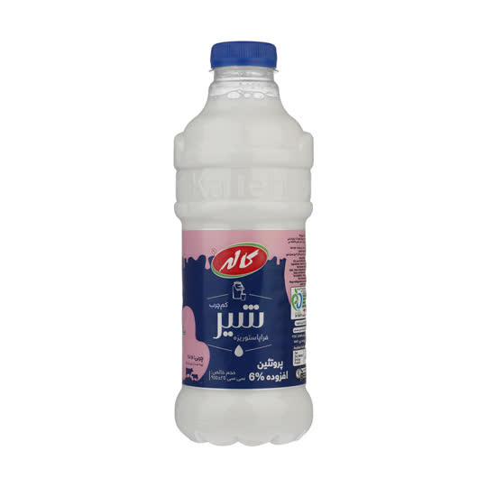 شیر بطری کم چرب 1 لیتری  ( %6 ) پروتئین کاله کد 201010013