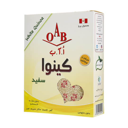 پودر كينوا سفيد ارگانيک 250 گرم OAB کد 107030007