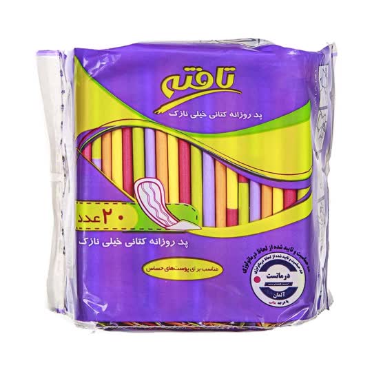 پد روزانه ( خيلي نازك / كتان / 20 ع ) تافته کد 4010080