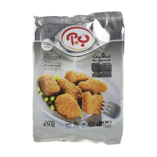 ناگت مرغ 450 گ ب.آ کد 10020058