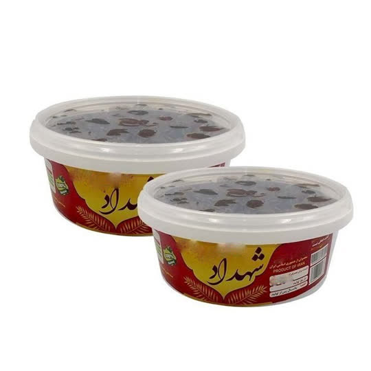 خرما ظرفي دايره اي 980 گرم شهداد کد 107030096